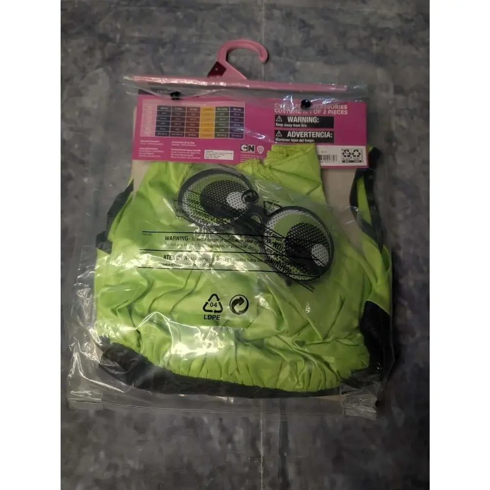NEW! The Powerpuff Girls Buttercup Girls Halloween Costume S 6/6X - Picture 3 of 12